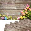 matches21 - Webshop Tischsets Platzsets MOTIV abwaschbar Ostern FROHE OSTERN Tulpen Ostereier 126268 6 1 18