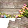 matches21 - Webshop Tischsets Platzsets MOTIV abwaschbar Ostern FROHE OSTERN Tulpen Ostereier 126268 7 1 17