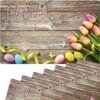 matches21 - Webshop Tischsets Platzsets MOTIV abwaschbar Ostern FROHE OSTERN Tulpen Ostereier 126268 9 1 19