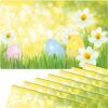 matches21 - Webshop Tischsets Platzsets MOTIV abwaschbar Ostern Osterglocken und Ostereier bunt 126271 6 1 19