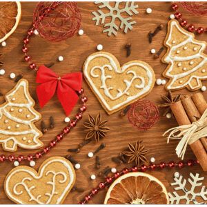 matches21 - Webshop Tischsets Platzsets MOTIV abwaschbar Plaetzchen Perlen Deko Holz Weihnachten 126246 17 1 5