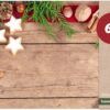 matches21 - Webshop Tischsets Platzsets MOTIV abwaschbar Weihnachten Gewuerze und Holzoptik 126228 10 1 31