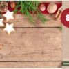 matches21 - Webshop Tischsets Platzsets MOTIV abwaschbar Weihnachten Gewuerze und Holzoptik 126228 11 1 32