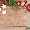 matches21 - Webshop Tischsets Platzsets MOTIV abwaschbar Weihnachten Gewuerze und Holzoptik 126228 12 1 33