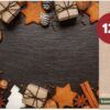 matches21 - Webshop Tischsets Platzsets MOTIV abwaschbar Weihnachten Lebkuchen Zapfen Schiefer 126243 30 1 33