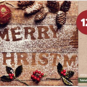 matches21 - Webshop Tischsets Platzsets MOTIV abwaschbar Weihnachten MERRY CHRISTMAS 126234 32 1 15