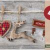 matches21 - Webshop Tischsets Platzsets MOTIV abwaschbar Weihnachten Merry Christmas und Holzoptik 126227 41 1 30