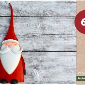 matches21 - Webshop Tischsets Platzsets MOTIV abwaschbar Weihnachten Nikolaus und Holzbrett 126225 10 1 13