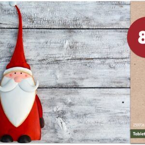 matches21 - Webshop Tischsets Platzsets MOTIV abwaschbar Weihnachten Nikolaus und Holzbrett 126225 11 1 12