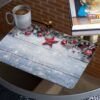 matches21 - Webshop Tischsets Platzsets MOTIV abwaschbar Weihnachten Stern Zweige Schnee Holz 126238 13 1 35