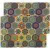 matches21 - Webshop Tischsets Platzsets Textil CLOTH Fliesen Mosaik Muster bunt 2er Set 45x30 cm 125038 1 4