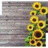 matches21 - Webshop Tischsets Platzsets Textil CLOTH Sonnenblumen Blumen Holz gelb braun 2er 45x30 cm 125541 1 3