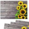 matches21 - Webshop Tischsets Platzsets Textil CLOTH Sonnenblumen Blumen Holz gelb braun 4er 45x30 cm 125542 1 3