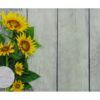 matches21 - Webshop Tischsets Platzsets Textil CLOTH Sonnenblumen Blumen Holz gelb weiss 2er 45x30 cm 125547 1 1 4