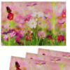 matches21 - Webshop Tischsets Stoff CLOTH waschbar Fruehling Blumen pink weiss Blumenwiese 126333 1 14