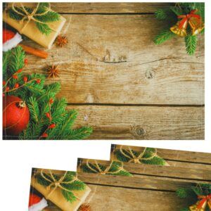 matches21 - Webshop Tischsets Stoff CLOTH waschbar Geschenk Kugeln Gewuerze Holz Weihnachten 126219 2 1 10