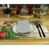 matches21 - Webshop Tischsets Stoff CLOTH waschbar Geschenk Kugeln Gewuerze Holz Weihnachten 126219 8 1 31