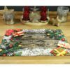 matches21 - Webshop Tischsets Stoff CLOTH waschbar Geschenke Weihnachten Holz Schnee Kugeln 126217 7 1 30