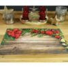 matches21 - Webshop Tischsets Stoff CLOTH waschbar Geschenke Zapfen Girlande Holz Weihnachten 126222 4 1 30