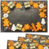 matches21 - Webshop Tischsets Stoff CLOTH waschbar Lebkuchen Gewuerze Tannenzapfen Schiefer 126220 2 1 27