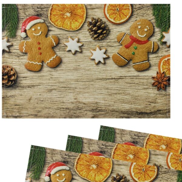 matches21 - Webshop Tischsets Stoff CLOTH waschbar Lebkuchenmaenner Deko Holz Weihnachten 126207 2 1 19