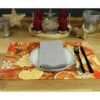 matches21 - Webshop Tischsets Stoff CLOTH waschbar Plaetzchen Perlen Deko auf Holz Weihnachten 126223 4 1 29