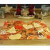 matches21 - Webshop Tischsets Stoff CLOTH waschbar Plaetzchen Perlen Deko auf Holz Weihnachten 126223 5 1 30