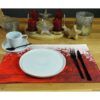 matches21 - Webshop Tischsets Stoff CLOTH waschbar Schneeflocken Weihnachten 126204 7 1 30