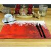 matches21 - Webshop Tischsets Stoff CLOTH waschbar Schneeflocken Weihnachten 126204 8 1 31