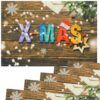 matches21 - Webshop Tischsets Stoff CLOTH waschbar Weihnachtsdeko XMAS Holz Schneeflocken 126218 3 1 28