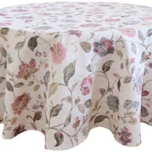 matches21 - Webshop Tischtuch Tischdecke bunte Blumen auf Jaquard Stoff Tischwaesche 170 cm 121143 1 10