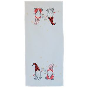 matches21 - Webshop Tischwaesche CARINA Wichtel Winter Stick Mitteldecken weiss bunt Poly 3 Modelle 125835 2 1 8