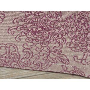 matches21 - Webshop Tischwaesche Heimtextilien CLEO Blueten Ranken Paisley violett 1 Stk viele Modelle 124253 4 1 10