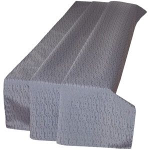 matches21 - Webshop Tischwaesche Heimtextilien Jacquard abwaschbar dunkelgrau 1 Stk viele Modelle 124120 3 1 22