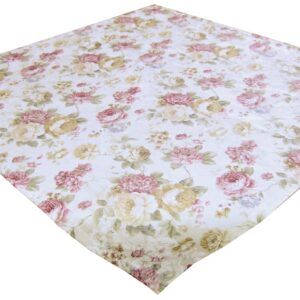 matches21 - Webshop Tischwaesche Heimtextilien Rosen Blueten Jacquard beige bunt 1 Stk viele Modelle 124133 2 1 26