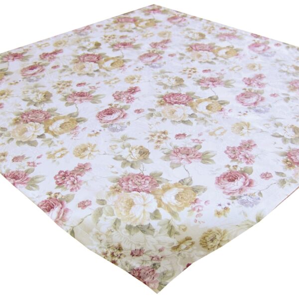 matches21 - Webshop Tischwaesche Heimtextilien Rosen Blueten Jacquard beige bunt 1 Stk viele Modelle 124133 2 1 27