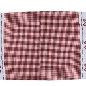 matches21 - Webshop Tischwaesche IVONNE Karomuster Herz Borduere weiss rot viele Modelle 124938 1 1 11