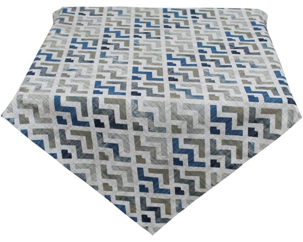 matches21 - Webshop Tischwaesche KARIN geometrisches Druck blau viele Modelle 124876 5 1 20