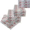 matches21 - Webshop Tischwaesche KARIN geometrisches Druck rot viele Modelle 124878 1 22