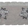 matches21 - Webshop Tischwaesche OLIVIA Kerzen Advent Mitteldecken grau silber Poly viele Modelle 125862 4 1 32