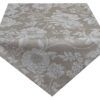 matches21 - Webshop Tischwaesche WANDA Blumen Muster hellbraun Polyester Baumwolle viele Modelle 125596 4 1 20