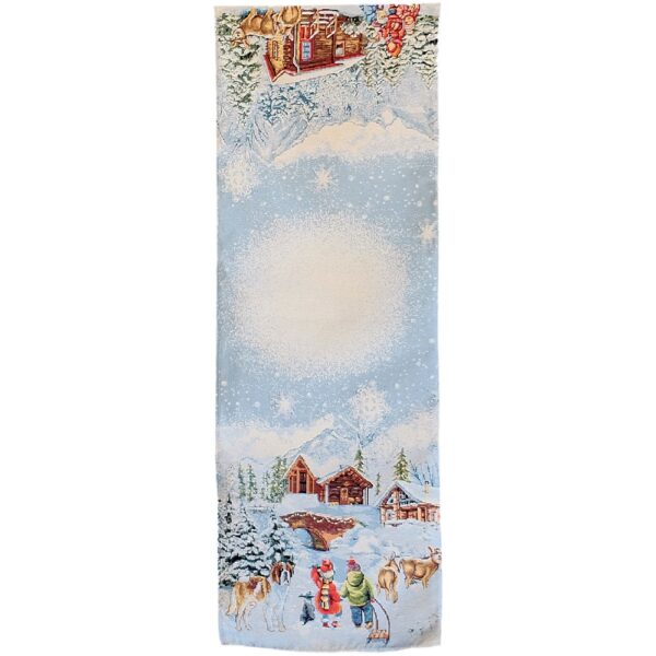 matches21 - Webshop Tischwaesche Winterlandschaft Mitteldecken bunt Polyester Baumwolle 3 Modelle 125824 2 1 12