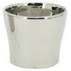 matches21 - Webshop Toepfe konisch Pflanzgefaesse Pflanzschalen Pflanztoepfe Blumentoepfe silber 2 Groessen 125418 1 1 11