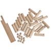 matches21 - Webshop Topf Untersetzer 18x15 5 cm flexibel Holz Kinder Bausatz Werkset Bastelset ab 8 J 105428 1 1 4