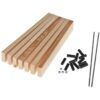 matches21 - Webshop Topf Untersetzer 20x20x3 cm Holz Kinder Bausatz Werkset Bastelset ab 10 J 105415 2 1 6