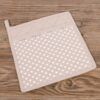 matches21 - Webshop Topflappen Landhaus TRAUDL Herzen beige weiss Borte uni Untersetzer 20x20 1 Stk 118101 1 5