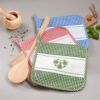 matches21 - Webshop Topflappen und Ofenhandschuh Set Landhausstil hitzebestaendig waschbar 126645 25 1 87