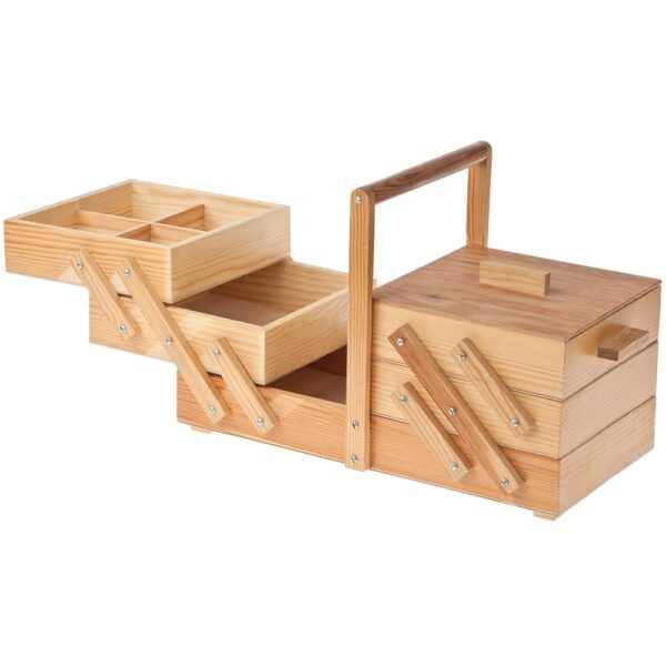 matches21 - Webshop Universal Sortimentskasten Werkzeugkasten Holz Kinder Bausatz Werkset ab 14 J 110071 1 1 2