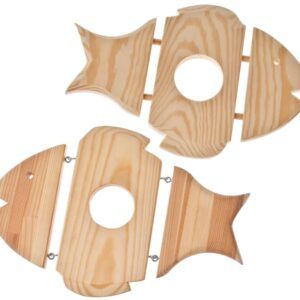 matches21 - Webshop Untersetzer Fisch Topfuntersetzer Topfunterlage Holz Bausatz Kinder ab 10 Jahren 123342 1 26