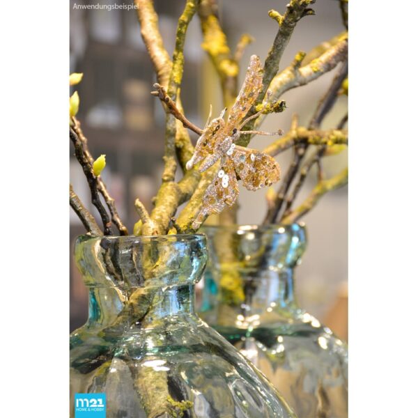 matches21 - Webshop Vase Ballonform unfoermig Unikat Handmade Glas Bodenvase Standvase 1 Stk 22x51 cm 118636 2 1 3